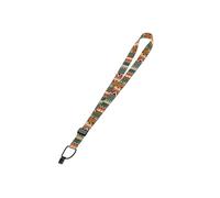 GEWA Schallloch-Tragband Ukulele - Nylongurt Breite 25 mm - Weicher Kunststoffhaken - Länge verstellbar von 70-100 cm - Design Hawaii