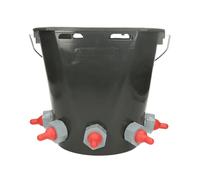 Gewa Secchio poppatoio per agnelli Secchio per agnellatura completo di rubinetto e valvole