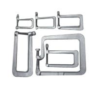 GEWA Set di 6 fermagli per riparazione, staffe in alluminio