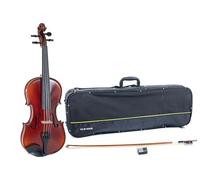 GEWA Set di violino Ideale VL 2 - 1/2 pronto per suonare, arco in Massaranduba, corde Larsen Aurora, custodia per violino