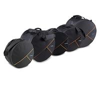 GEWA, Set Gig-Bag/Borsa per batteria Premium, 22x18, 12x10, 13x11, 16x16, 14x6,5"