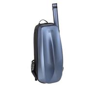 GEWA Space Bag Blu con astuccio per arco - Custodia/zaino per violino 4/4-3/4 - Coperchio esterno in policarbonato - Schienale ergonomico - Scomparti per accessori