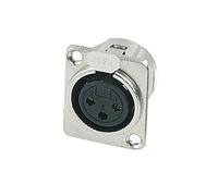 Gewa Spina XLR (f) jack da pannello nichel