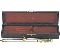 Gewa 980592 Miniature Strumento Musicale Trombone in Astuccio, 15 cm