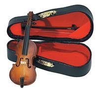 Gewa 980610 Miniature Strumento Musicale Violoncello con Arco, in Astuccio, 11 cm