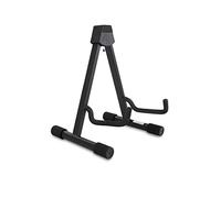 GEWA supporto per chitarra A-Style - per chitarra acustica - pieghevole - larghezza regolabile - appoggi in gomma - 43 cm di altezza - nero - GS-40AB