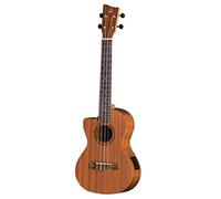 GEWA Tenor - Ukulele acustico Manoa K-TE-LH-CE Leftahnd Sapelli opaco con custodia