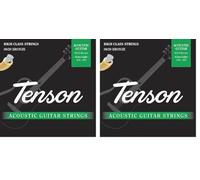 GEWA TENSON 010-.047 - Set di corde per chitarra acustica, in bronzo, 80/20 (Confezione da 2)