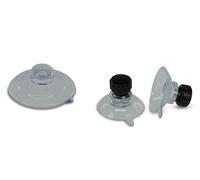 GEWA Ventose - Ricambio per supporto per chitarra tenore - Set di 3 ventose - trasparenti