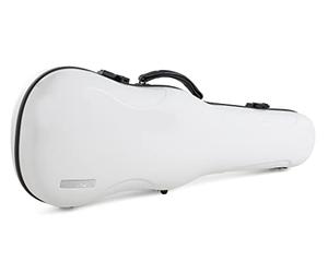 GEWA Violaformetui AIR 2.0 bianco lucido, con impugnatura laterale aggiuntiva, Made in Germany