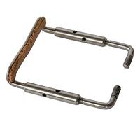 GEWA Vite per mentoniera Viola 32 mm, titanio lucido