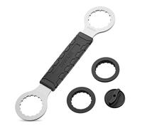 GEWAGE Attrezzo per bicicletta Centerlock, chiave a pedale, compatibile con Shimano Hollowtech II/BB9000, BBR60, M8000, Truvativ GXP, FSA Mega EVO