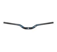 GEWAGE Manubrio per bicicletta in lega leggera di alluminio, lunghezza 780 mm, adatto per attacco 31,8, ideale per montagna, strade e ruote ibride con diverse opzioni di salita. (altezza 55 mm (BL))