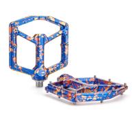 GEWAGE Pedali MTB edizione professionale, in alluminio CNC, asse in cromo molibdeno da 9/16", design ultra piatto senza terminale, cuscinetti a sfera sigillati extra grandi + cuscinetti ad aghi, 14