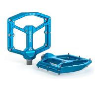 GEWAGE Pedali MTB professionali - Alluminio CNC, sistema di cuscinetti a 3 livelli con grande cuscinetto a sfera + cuscinetto ad aghi, 9/16 pollici Chromoly, design monoblocco ultra piatto, 14 pin