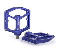 GEWAGE Pedali MTB professionali, in alluminio CNC, sistema di cuscinetti a 3 vie con grande cuscinetto a sfera + cuscinetto ad aghi, 9/16 pollici, design monoblocco ultra piatto, 14 pin, compatto