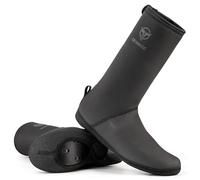 GEWAGEA Sovrascarpe termiche impermeabili per bici inverno | Hydrotec neoprene 4 mm con suola Kevlar, antivento e idrorepellente, riflettenti | Sovrascarpe bici S-XL (M(40-41))