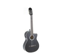 GEWApure Chitarra Classica Basic Electro, Cutaway, con Pickup, con Accordatore, Nero