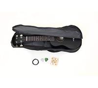 GEWA UKULELE SOPRANO NERO ALMERIA PLAYER PACK CON BORSA CORDE PLETTRI