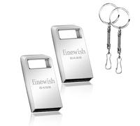 Geweo Chiavetta USB 64GB Penna USB Flash Drive 64 GB per Laptop, PC, Auto, Smart TV etc. (Argento* 2 pezzi)