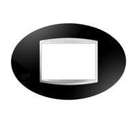 GEWISS 16303TN PLACCA 3P NERO TONER ART