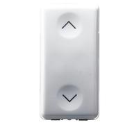 GEWISS 20521 DOPPIO PULSANTE CON INTERBLOCCO N NA 10A - 1M BIANCO SYSTEM