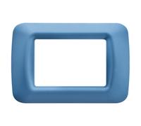 Gewiss 22563 Placca, Serie System, a 3 Posti, Blu