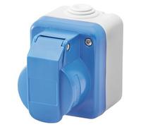 GEWISS 26222 PRESA INDUSTRIALE DA PARETE A NORMA IEC 309-2P+T 230V GRIG. IP44