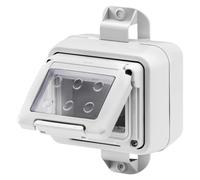 Gewiss 27057 Contenitore Stagno da Palo 3 Moduli IP55 Grigio Chiaro