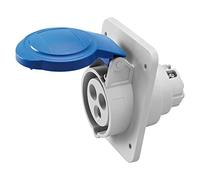 Presa fissa incasso Gewiss 2P+T 16A IP44 blu 220V GW62205H