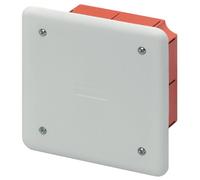 Gewiss Cassette da Incasso Serie 48 in Tecnopolimero con Coperchio Bianco - CONFEZIONE: 1 pz., Dimensioni: 92 X 92 X 45 millimetri