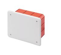 Gewiss Cassette da Incasso Serie 48 in Tecnopolimero con Coperchio Bianco - CONFEZIONE: 1 pz., Dimensioni: 160 x 130 x 70 millimetri