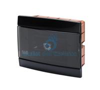 Centralino da arredo ad incasso Gewiss 8 moduli nero toner GW40225TN