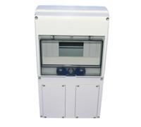 Gewiss Centralino Parete 8 Moduli 2 Flange Stagno IP55 GW66492