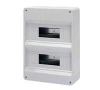 Gewiss Centralino Protetto Senza Porta Pareti con centrini di foratura predisposto per alloggiamento morsettiere IP40 (GW40030-24 Moduli (12x2))