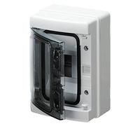 Gewiss Centralino stagno con pareti lisce predisposto per alloggiamento morsettiere IP65 GW40101 (4 Moduli)