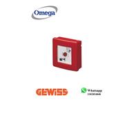GEWISS CENTRALINO STAGNO PER EMERGENZA CON PULSANTE IP55 12X12X5 10A