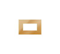 Gewiss chorus placca geo 4 posti oro gw16404mo