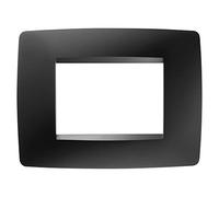 Gewiss chorus - Placca one 6 moduli nero satinato