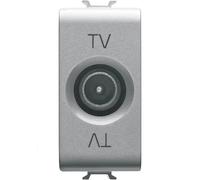 GEWISS CHORUS TITANIO GW14361 PRESA TV DIRETTA MASCHIO