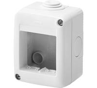 Gewiss Contenitore per apparecchi System GW27002 Orizzontale protetto 2 posti IP40 Grigio