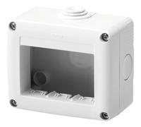 Gewiss Scatola da parete GW27003 3 posti Grigia IP40
