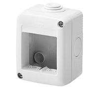 Gewiss Contenitore Per Apparecchi System Protetto 2 Posti Grigio Ral 7035 IP40 GW27002