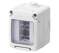 Gewiss Contenitore Scatola per apparecchi system 1 Posto Stagno Grigio RAL 7035 IP55 GW27041