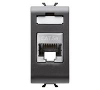 PRESA DATI RJ45 CAT5e FTP GEWISS CHORUS NERO GW12422