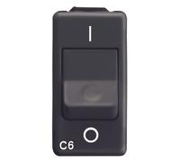 Gewiss GEW GW21434 INTERRUT.AUT.MAGN.1P+N C6 3KA 230V SY/BK