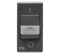 Gewiss GEW GW21436 INTERRUT.AUT.MAG.1P+N C16 3KA 230V SY/BK