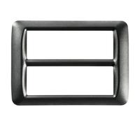 Gewiss GEW GW22618 PLACCA 12 POS.ARDESIA METALL.TOP SYSTEM