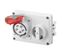 GEWISS GW66120 PRESA FISSA INTERBLOCCATA ORIZZONTALE 3P+N+T 32A 346-415V 50/6...