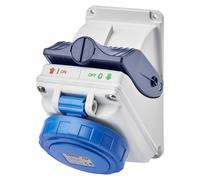 Presa interbloccata Gewiss verticale 2P+T 16A IP55 GW66470